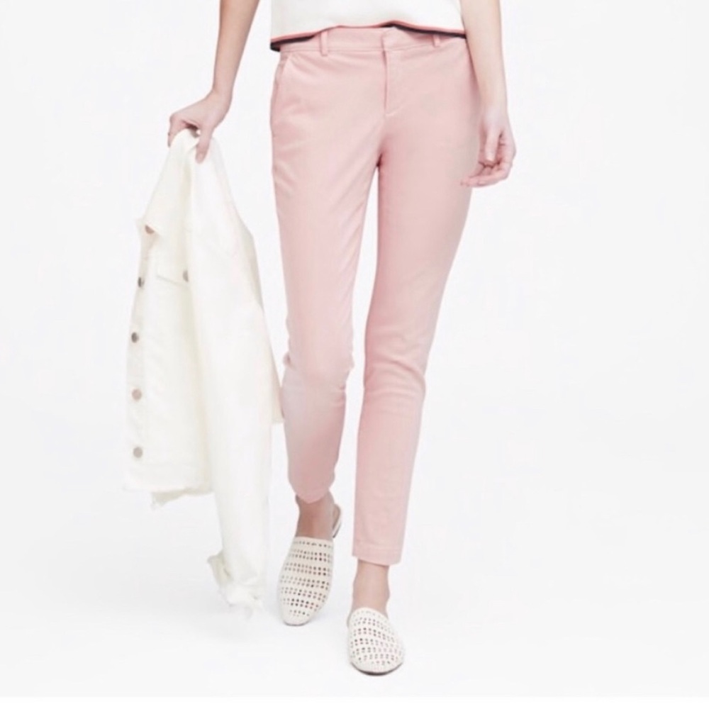 Banana Republic Reagan Pink Dress Pants Sz 6